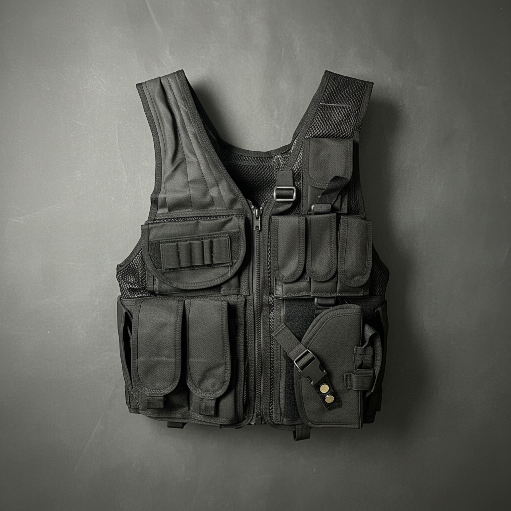 Tactical utility vest - detail shot