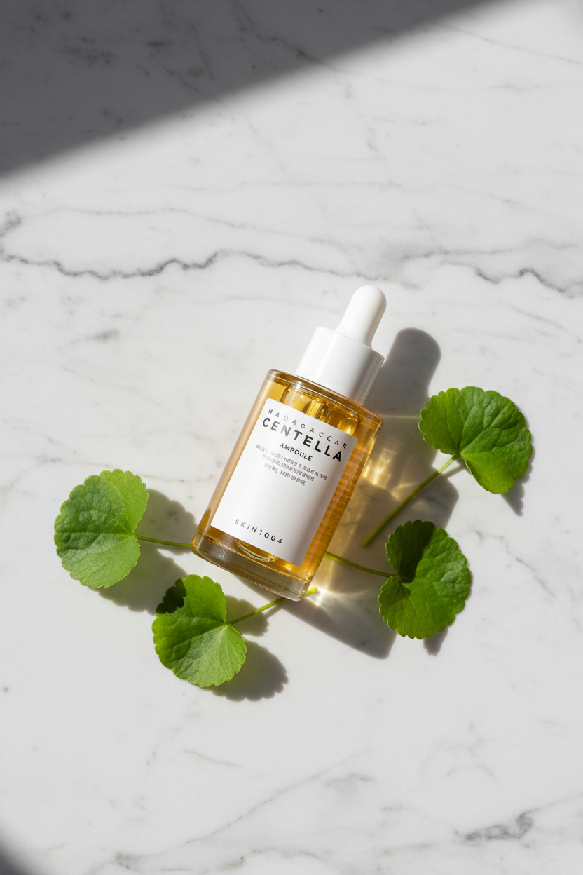 SKIN1004 Centella Ampoule - lifestyle flat lay
