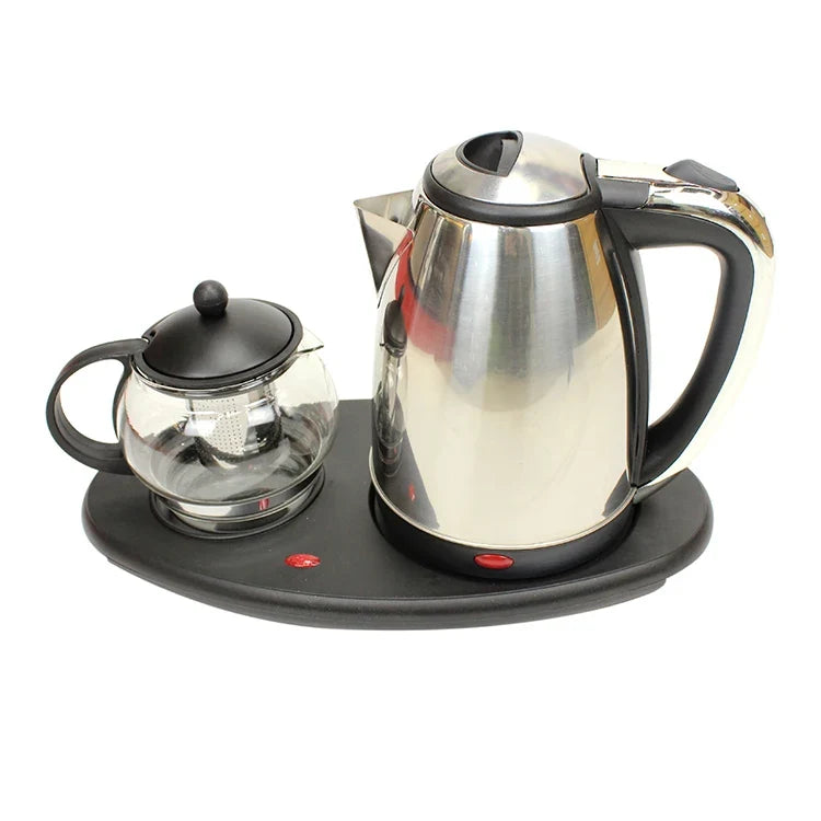1.8L Stainless Steel Electric Kettle with 360 Degree Base