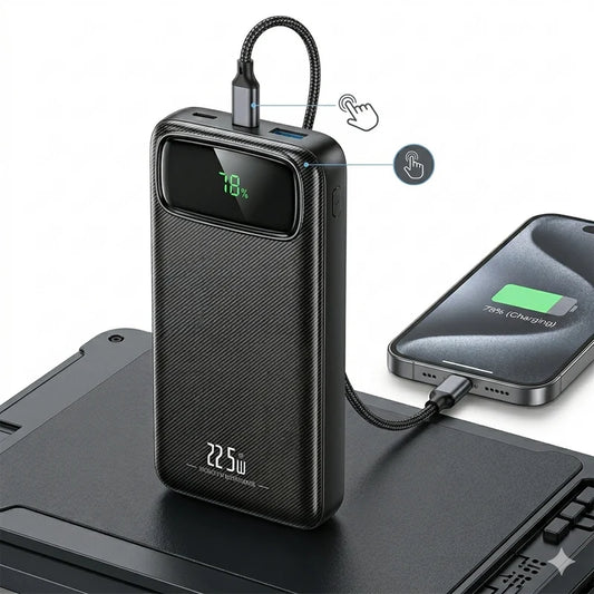 10000mAh 22.5W Fast Charge Power Bank - Power Banks | Zamiya SA