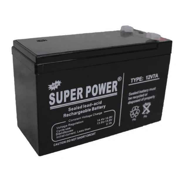 12V 7A Super Power Sealed Rechargeable Battery