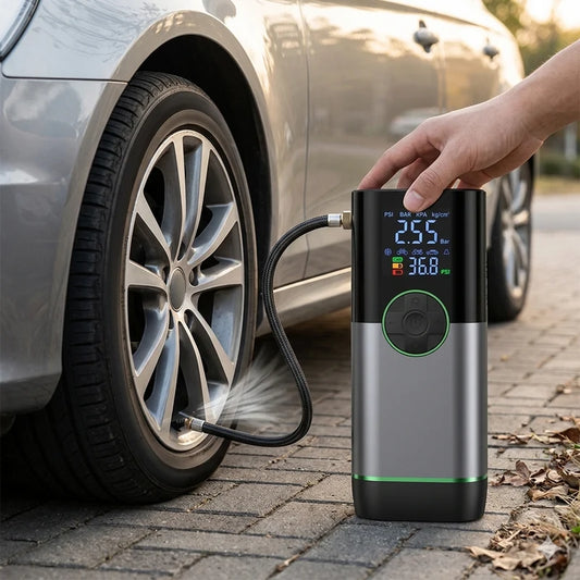 150 PSI Dual-Screen Portable Air Compressor