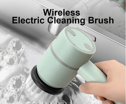 Electric Cleaning Brush Automatic Charging | Rechargeable 1200mAh - Pink | Zamiya South Africa