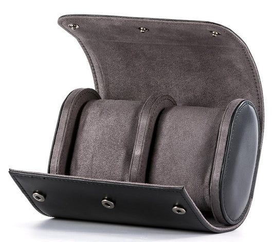PU Leather Watch Storage Box - Two Watch Bag