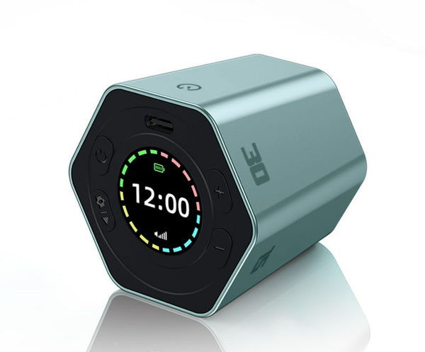 Hexagon Digital Clock Timer Magnetic Cubes - Blue | Zamiya South Africa