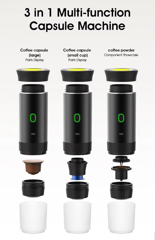 Portable Capsule Coffee Machine - White