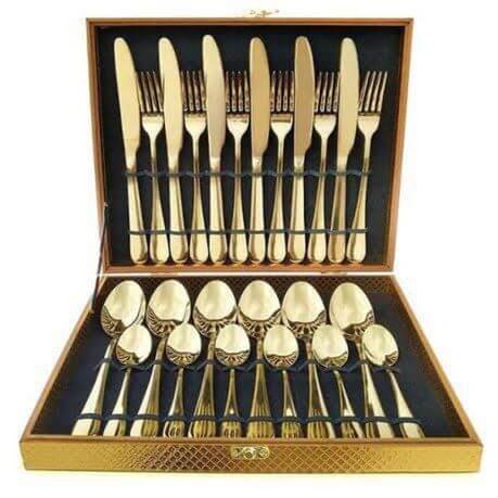 24 Piece Stainless Steel Cutlery Set