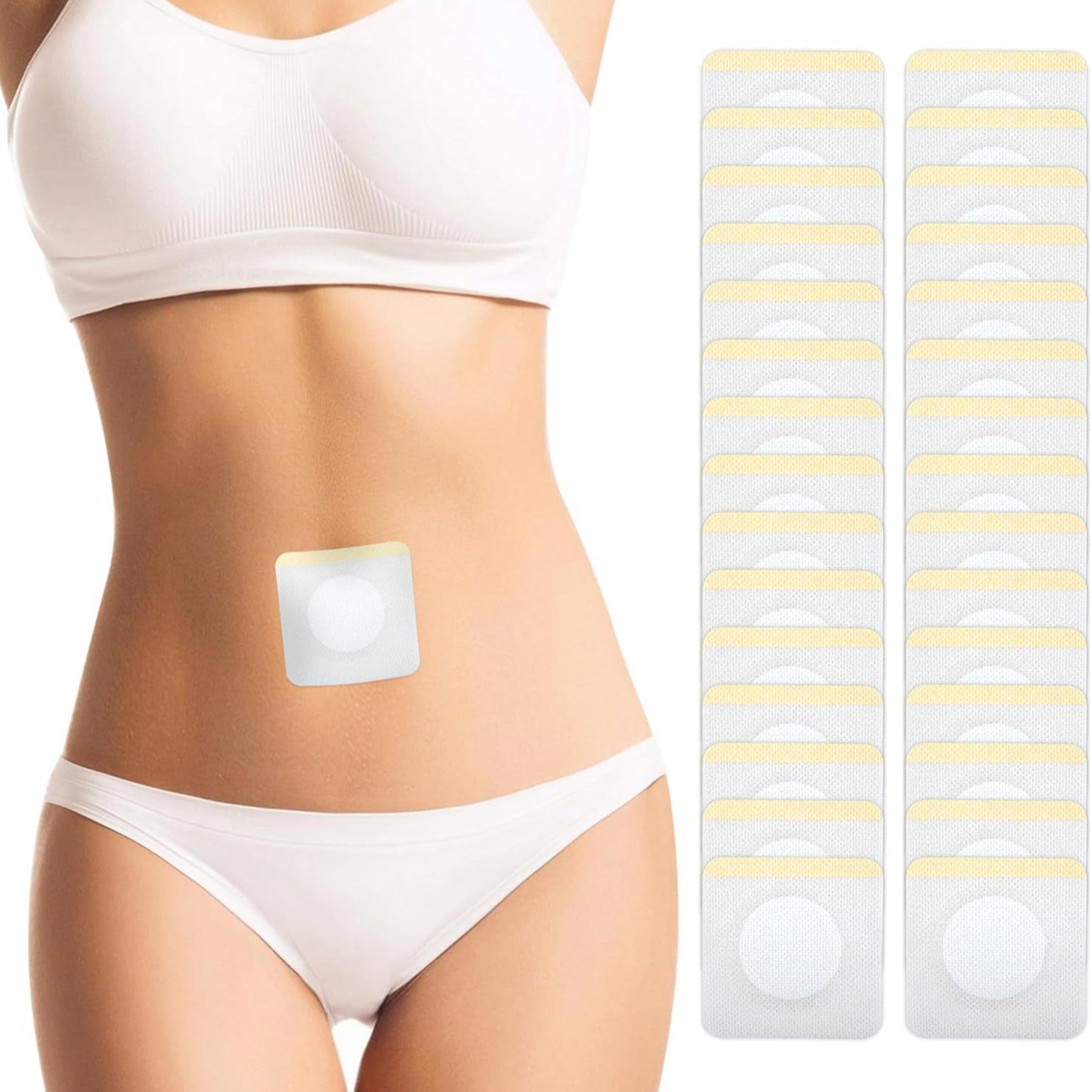 Disposable self-adhesive castor oil patch