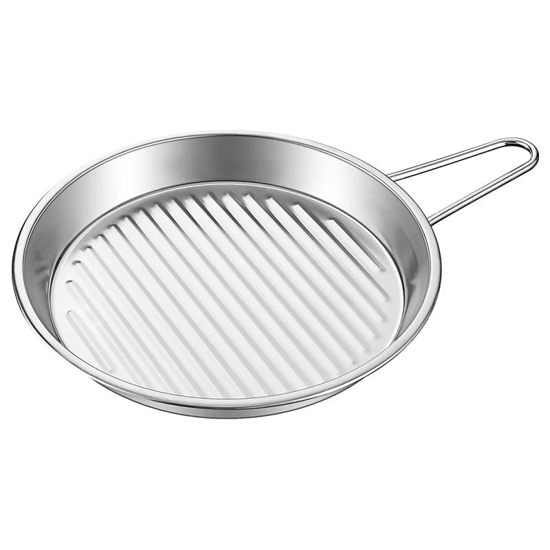 Multi-Purpose Stainless Steel Serving & Cooking Tray