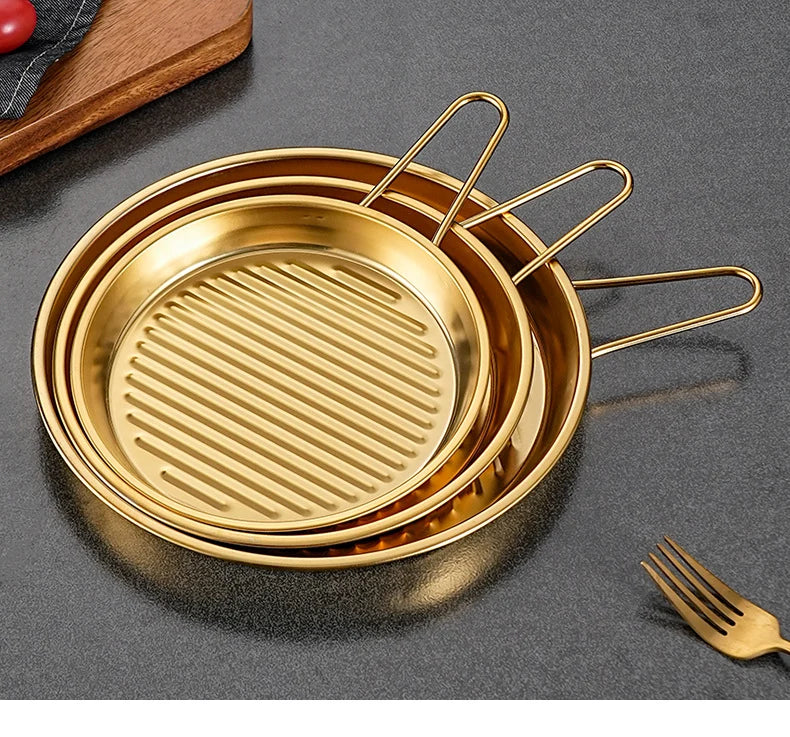 Multi-Purpose Stainless Steel Serving & Cooking Tray