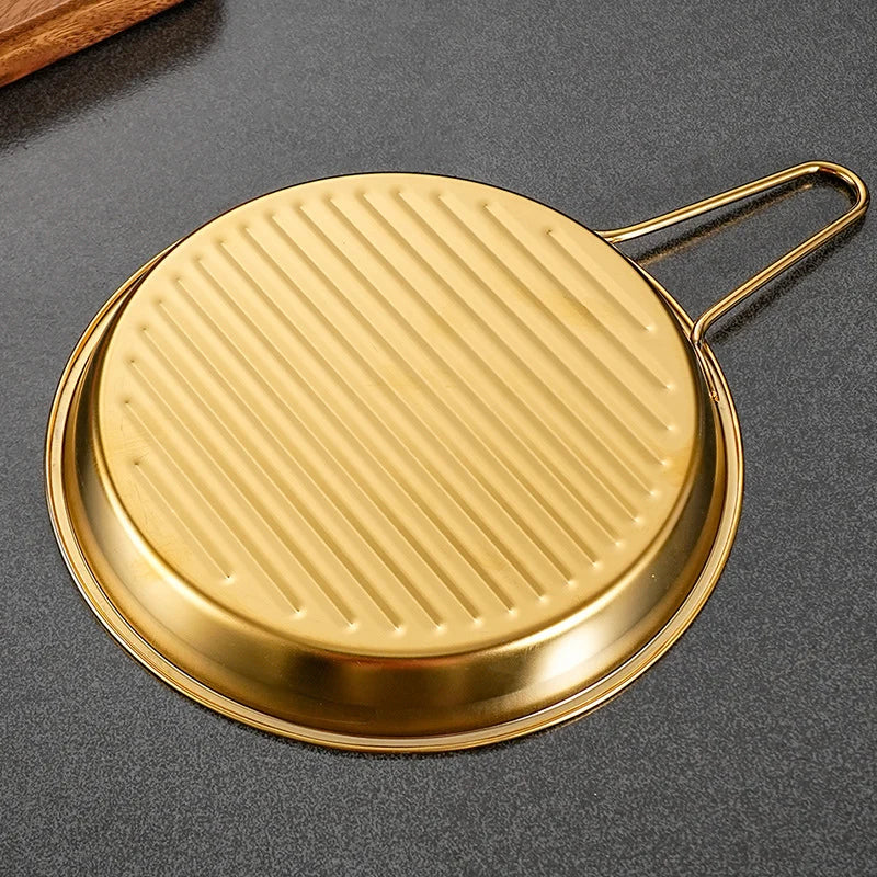 Multi-Purpose Stainless Steel Serving & Cooking Tray