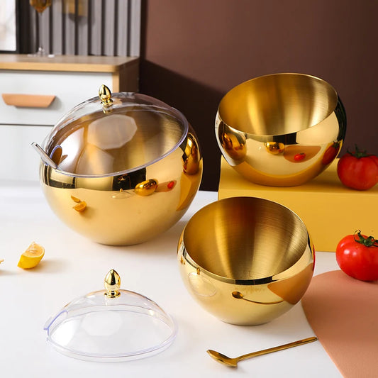 Premium Stainless Steel Buffet Serving Bowl 14 cm