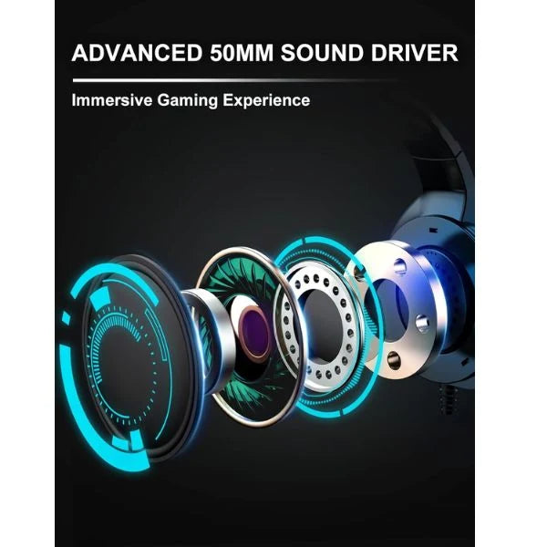RGB Gaming Headset with Noise Cancelling Mic