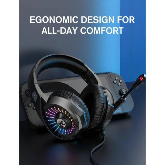 RGB Gaming Headset with Noise Cancelling Mic