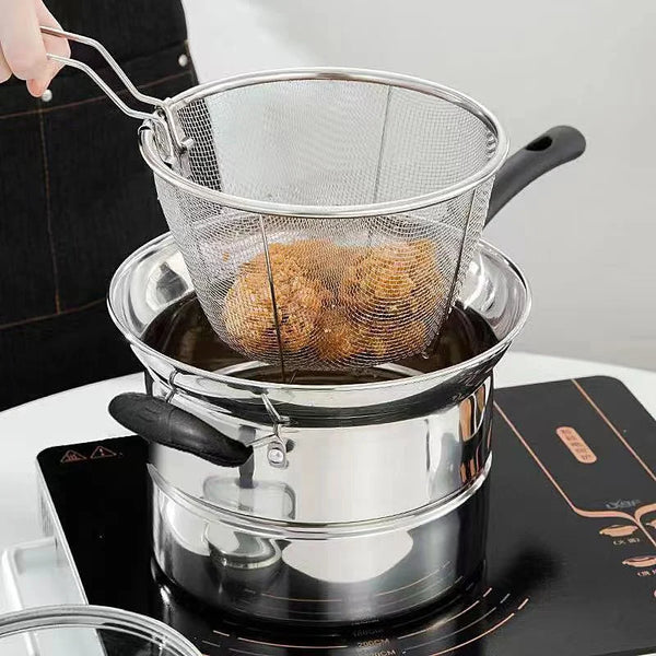 Stainless Steel Noodle Pot with Strainer Stockpot - Cookware | Zamiya SA