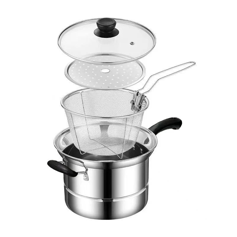 Stainless Steel Noodle Pot with Strainer Stockpot