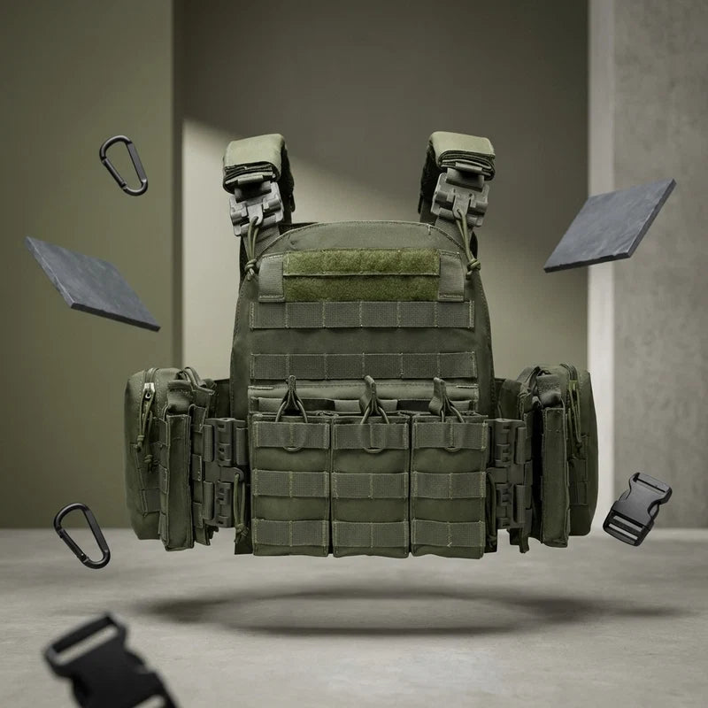 Tactical Vest Ceramic Armour Plates NIJ Level