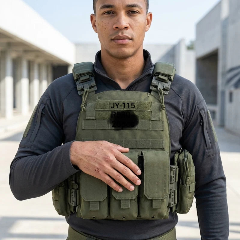 Tactical Vest Ceramic Armour Plates NIJ Level