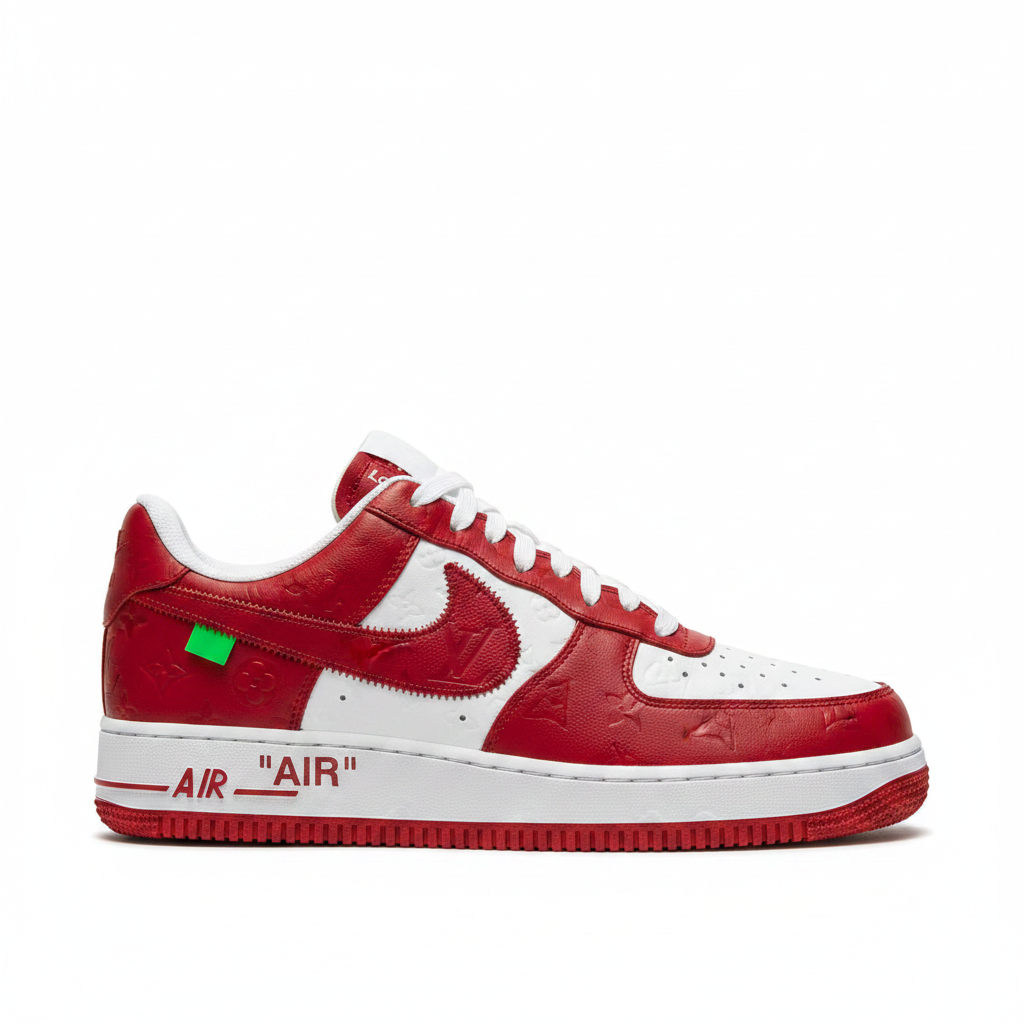 Louis Vuitton x Nike Air Force 1 - Red