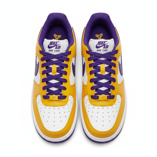 Nike Air Force 1 x Lakers - Flat Lay