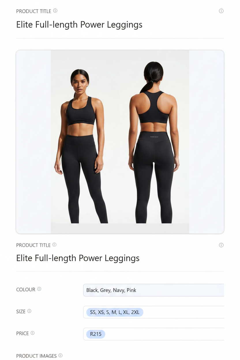 Elite Power Leggings - Black