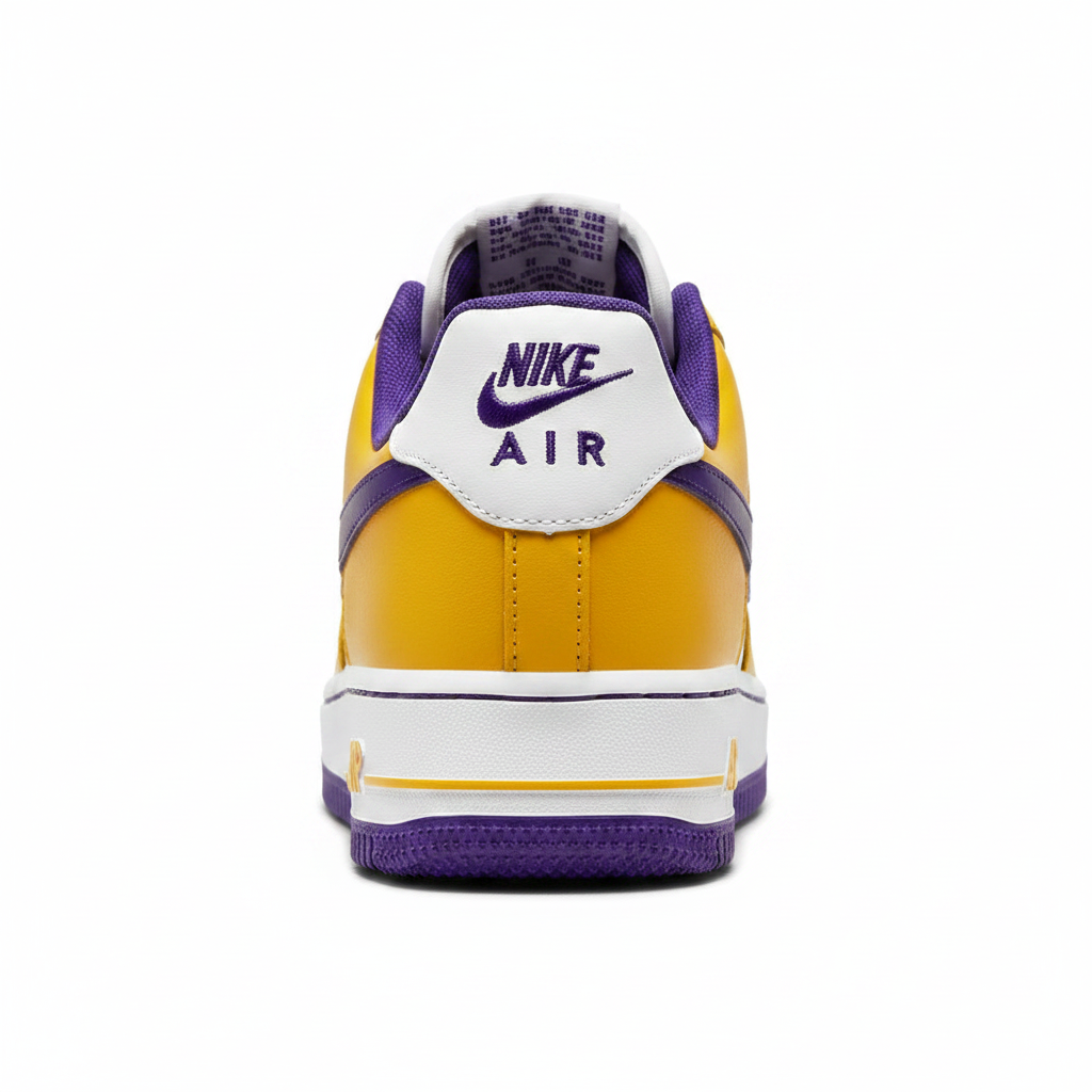 Nike Air Force 1 x Lakers - Heel View