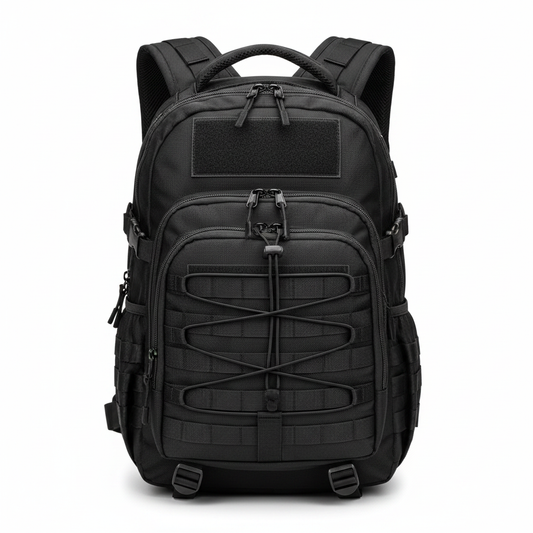 Tactical assault backpack - white background studio shot