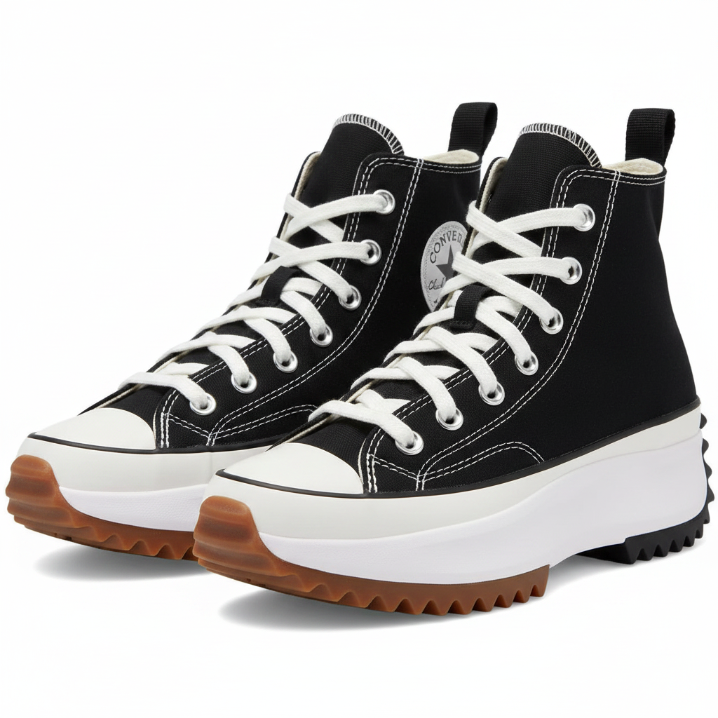 Converse Run Star Hike - Black Angled