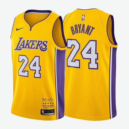 LA Lakers Kobe Bryant #24 Jersey - Yellow Original