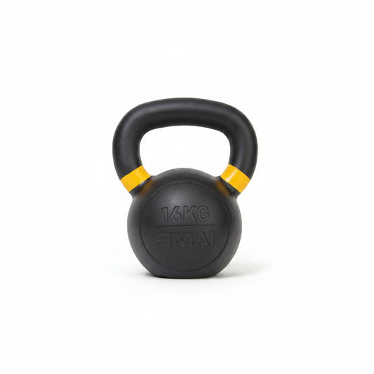 Cast-Iron Kettlebell 16kg front view white background