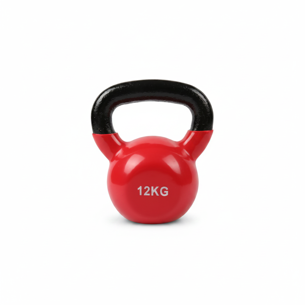 Cast-Iron Kettlebell 12kg front view white background