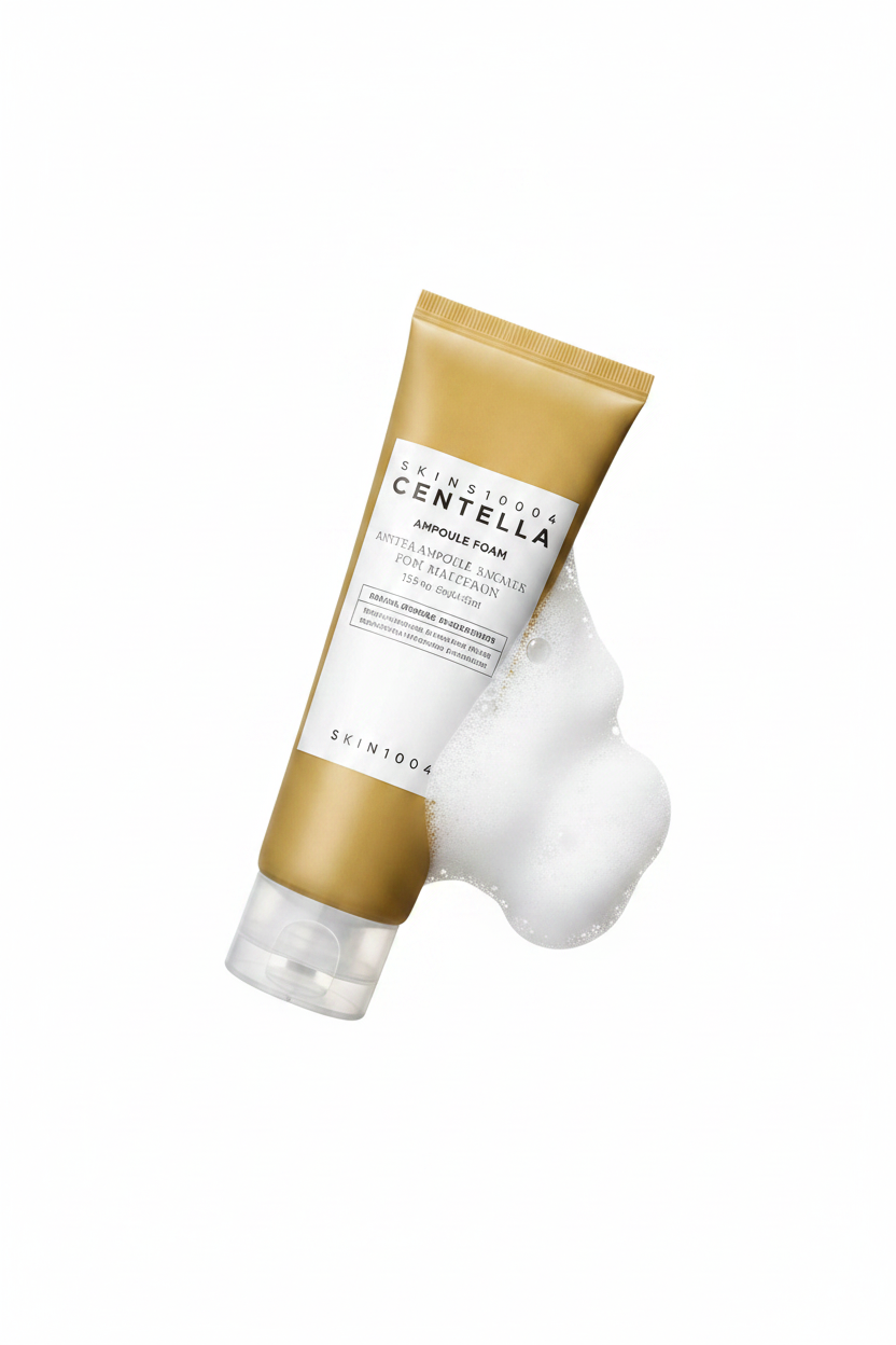 SKIN1004 Centella Ampoule Foam - angled foam shot