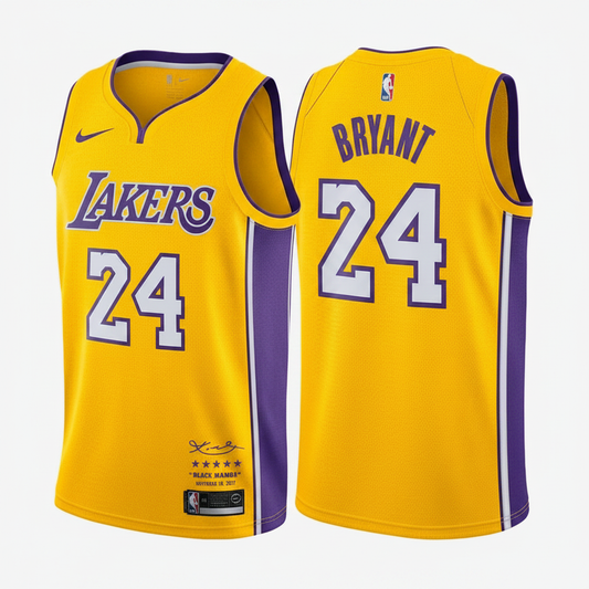 Lakers Jersey - Yellow Front & Back