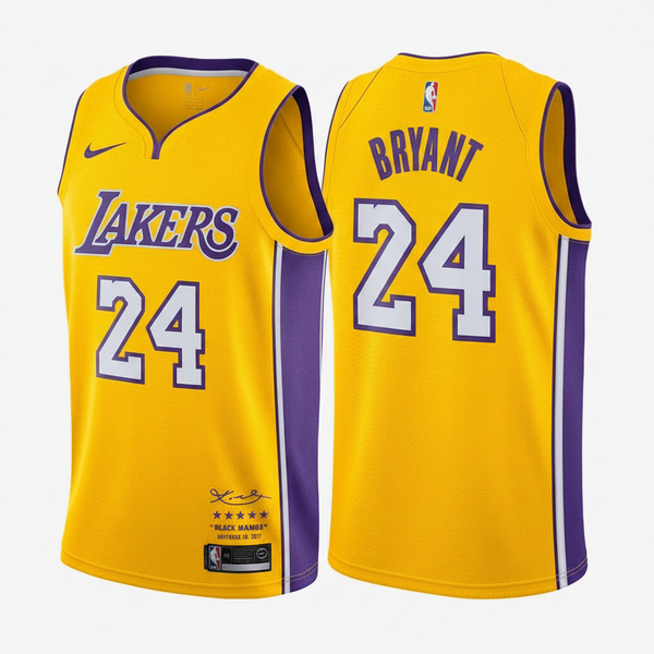 Lakers Jersey - Yellow Front & Back