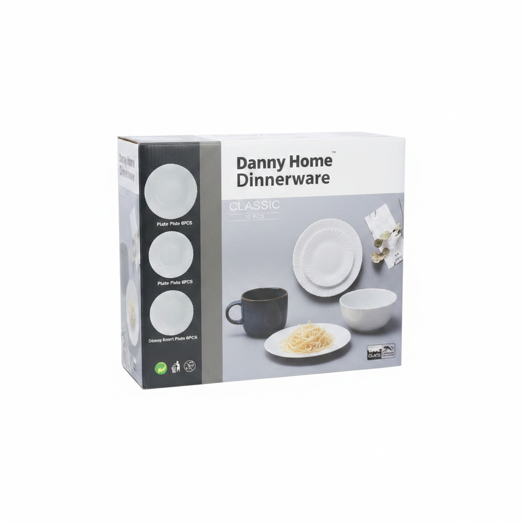 Danny Home Classic Dinnerware Set packaging box