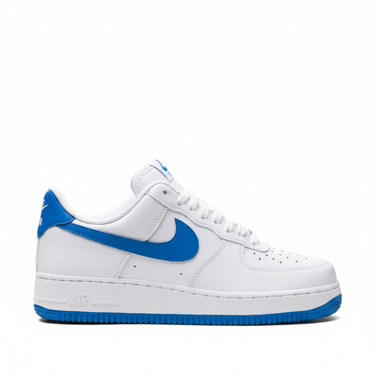 Nike Air Force 1 Sole Blue - White/Blue Side