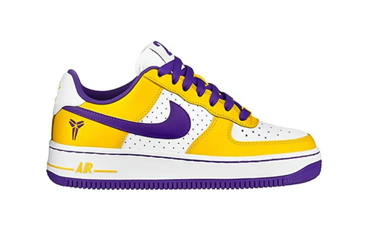 Nike Air Force 1 x Lakers - Yellow/Purple/White Original
