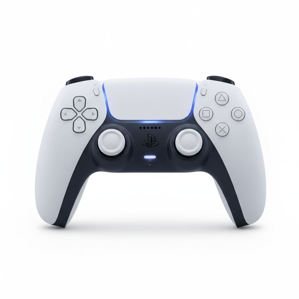 PS5 DualSense Wireless Controller White front view