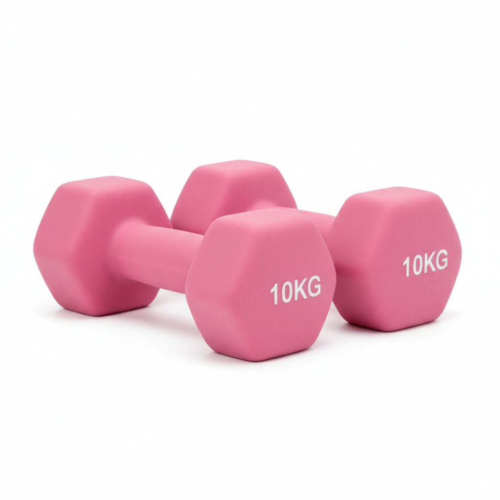 Pink 10KG studio shot